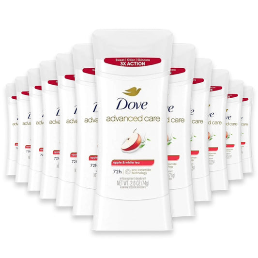 Dove Advanced Care Deodorant Apple & White Tea 12-pack