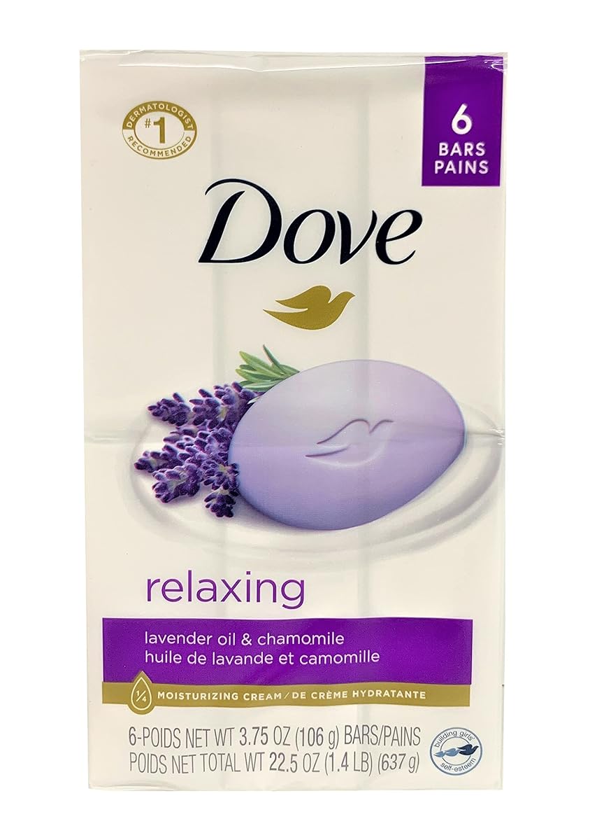 Dove Relaxing Bar Lavender & Chamomile 72ct