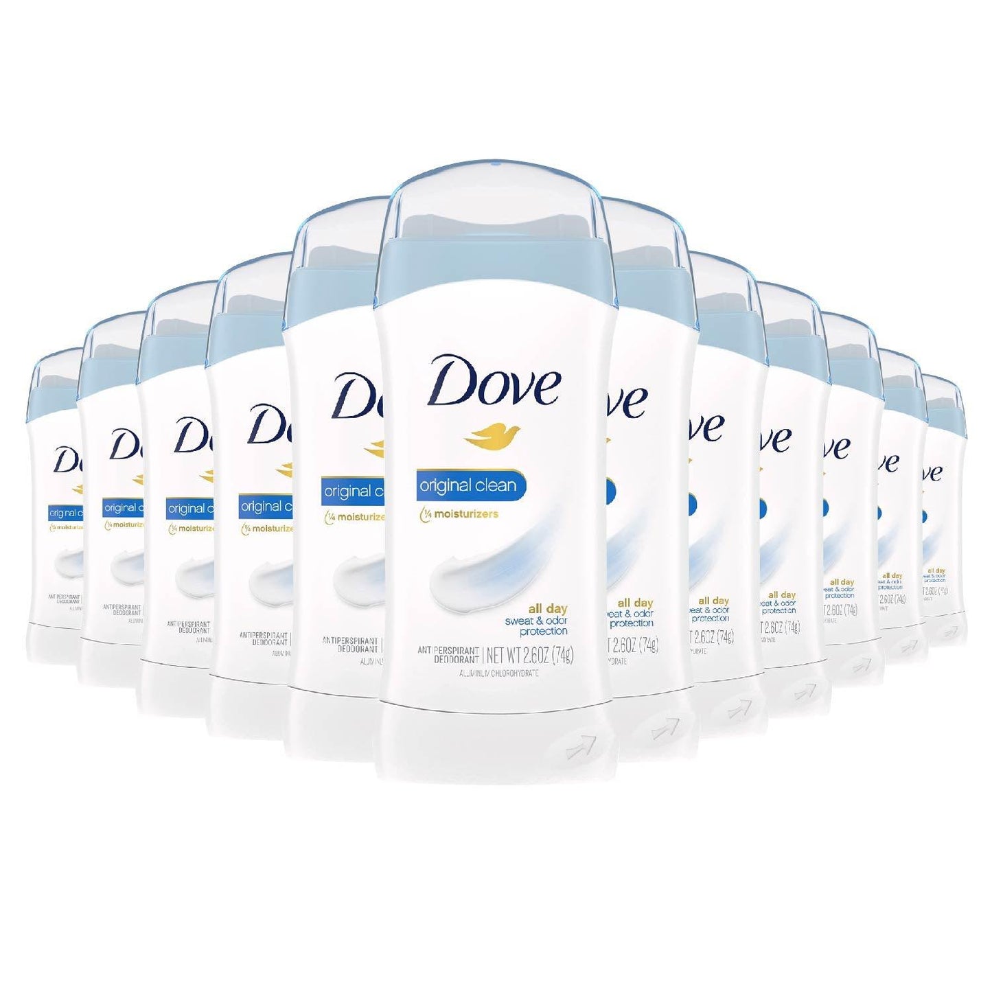 Dove Advanced Care Antiperspirant Original Clean 12-pack