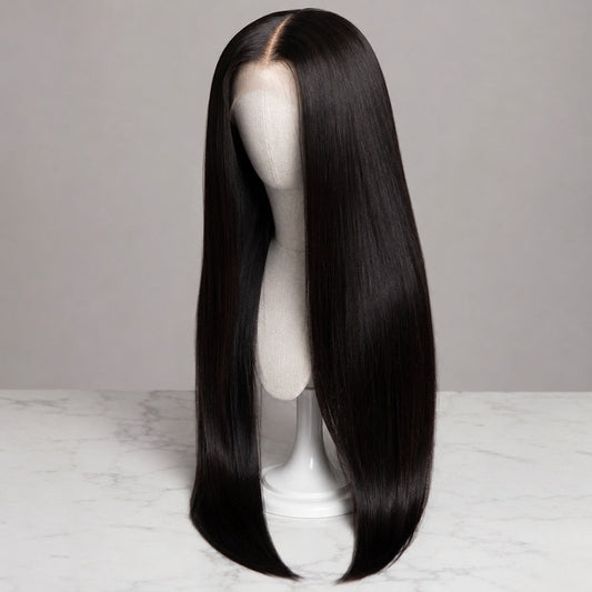 2x6 Kim K Vietnamese SDD Bone Straight Wig